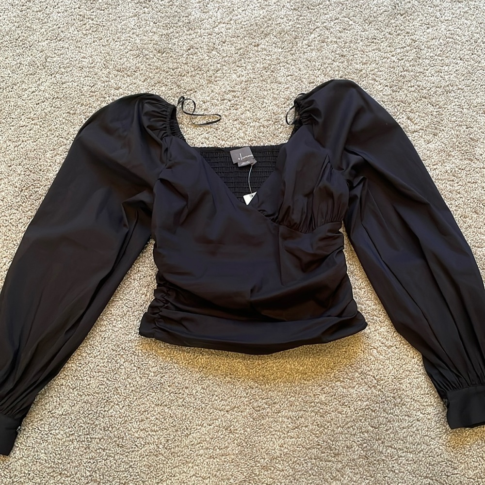 Anthropologie Sweetheart Puff Sleeve Blouse NWT